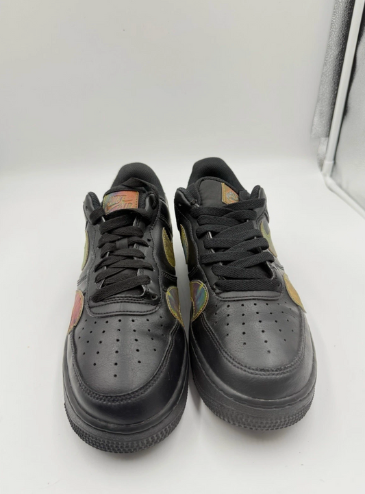 Size 8.5 - Nike Air Force 1 Low Misplaced Swoosh - Black