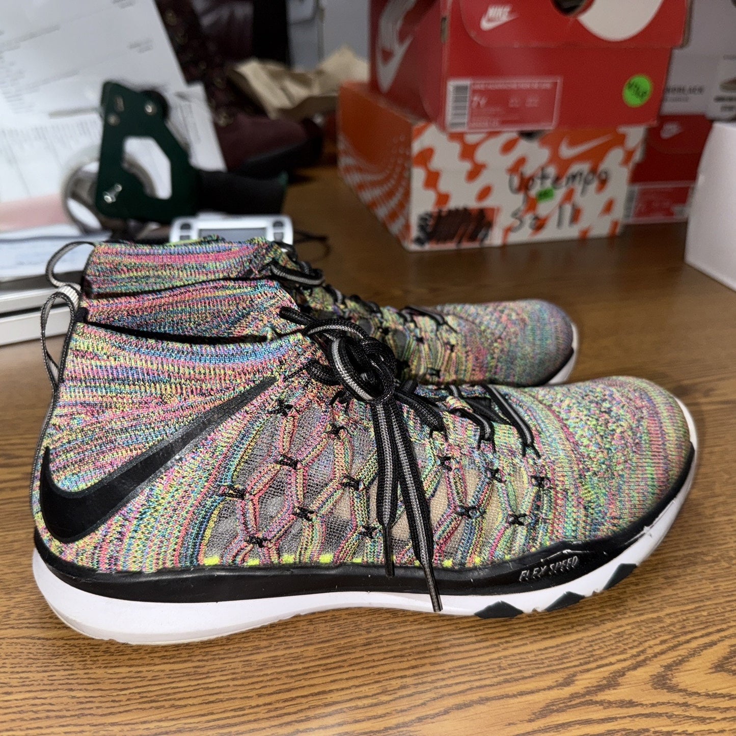 Size 10.5 - Nike Train Ultrafast Flyknit Volt