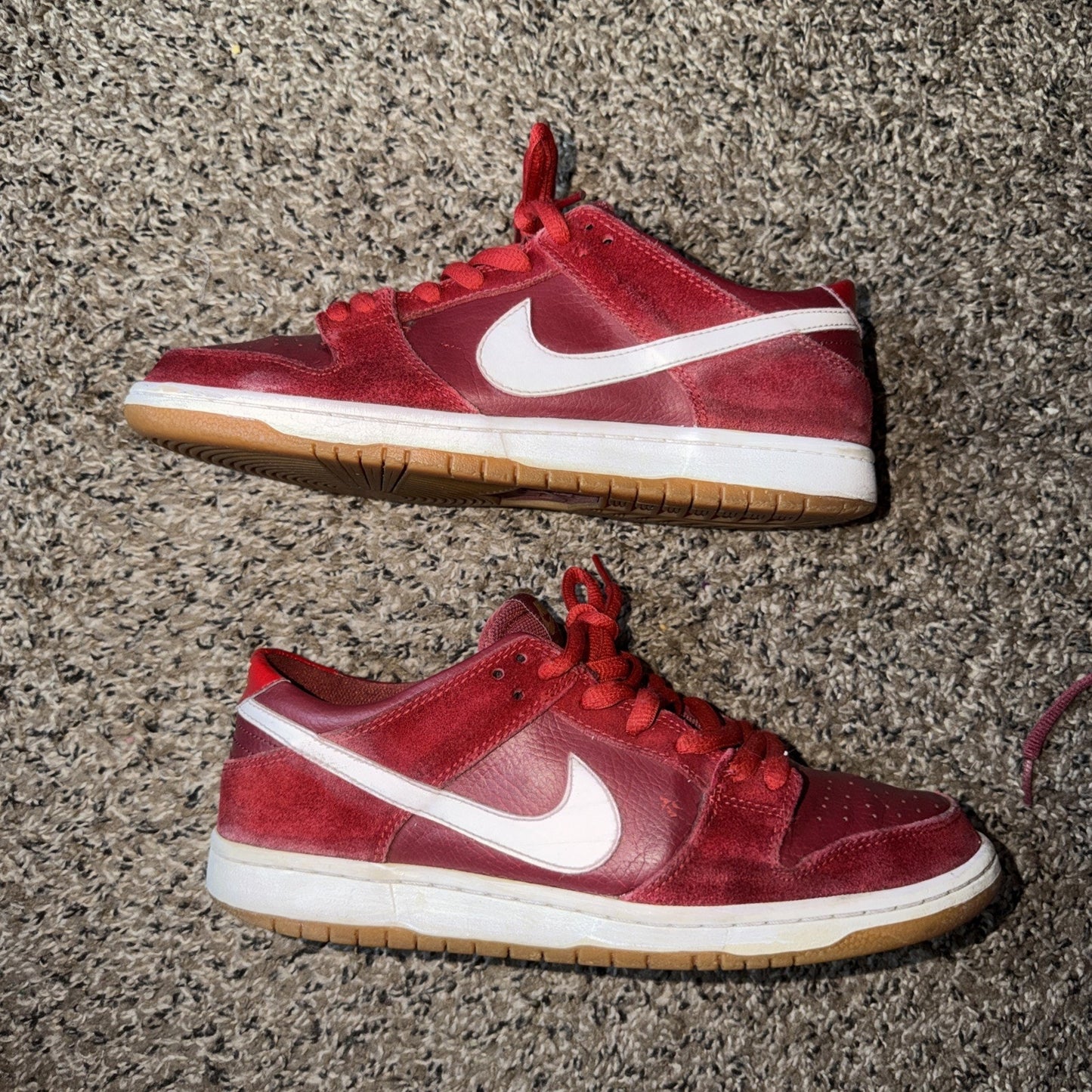 Size 9.5 - Nike Zoom Dunk Pro SB Low Track Red