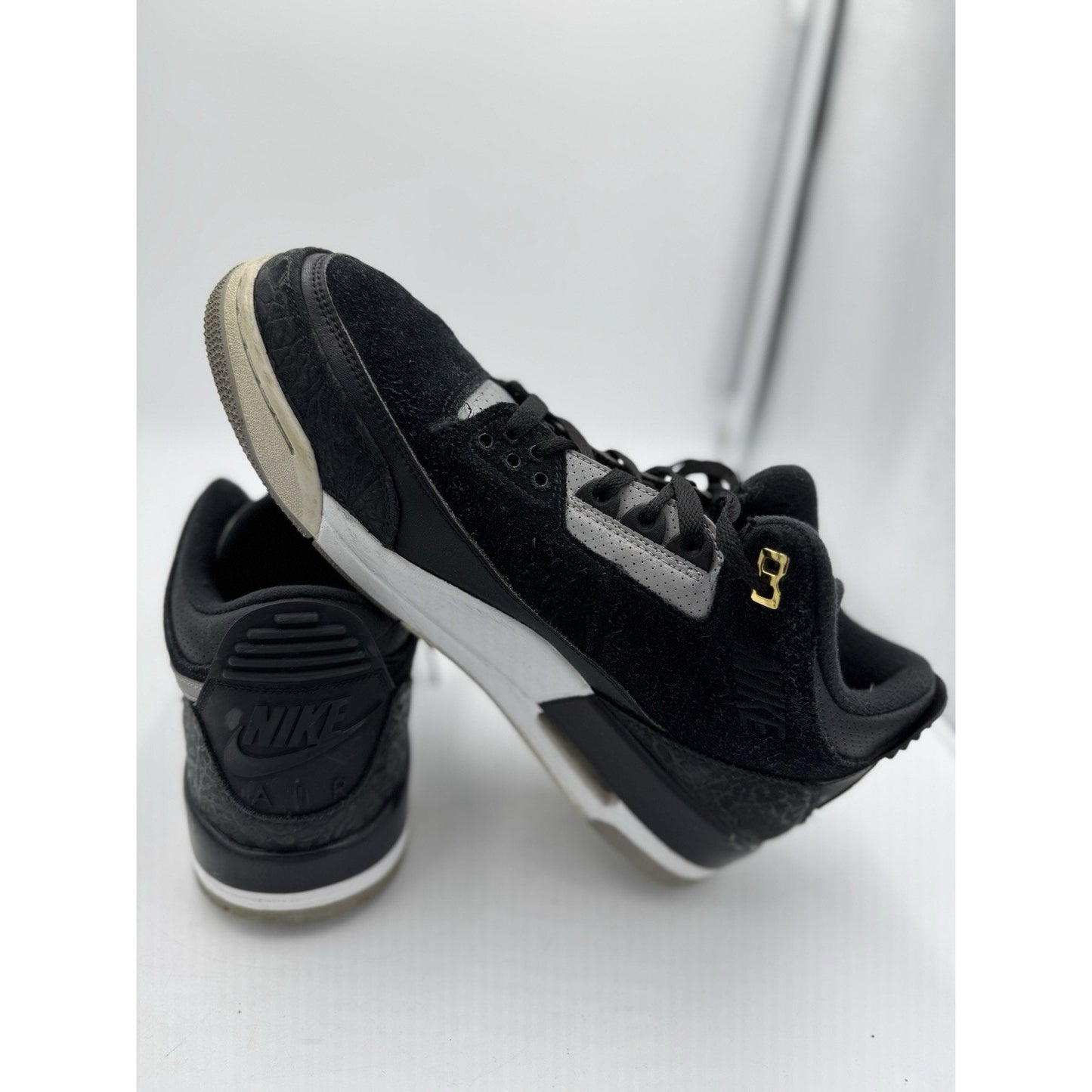 Size 10.5 - Jordan 3 Retro Tinker SP Black Cement 2019