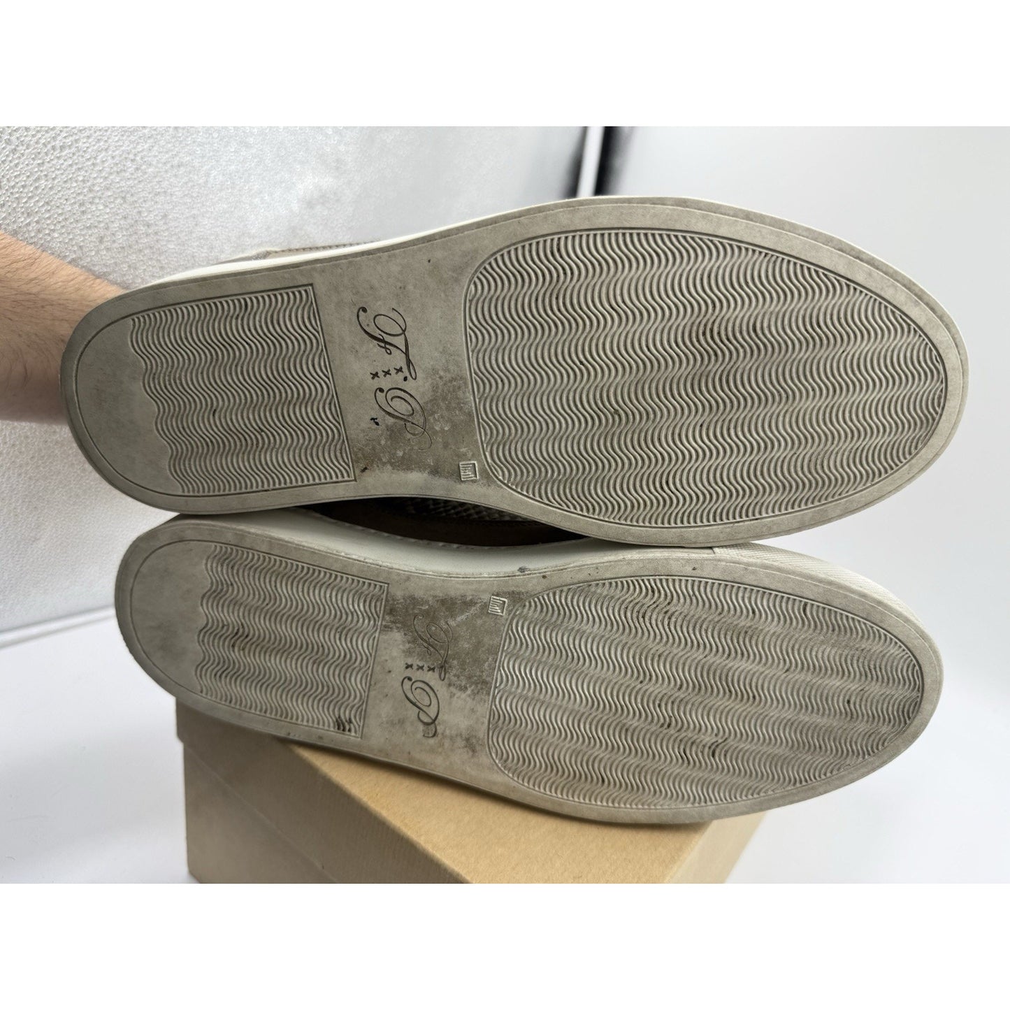 US 7 Filling Pieces Python All Nubuck Heel Hand Made In Portugal Retail $400￼