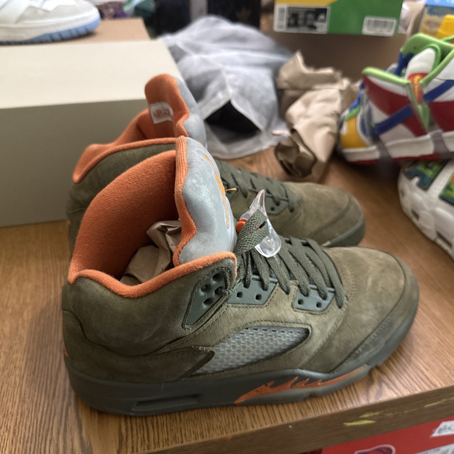 Size 8 - Air Jordan 5 Retro 2024 Olive