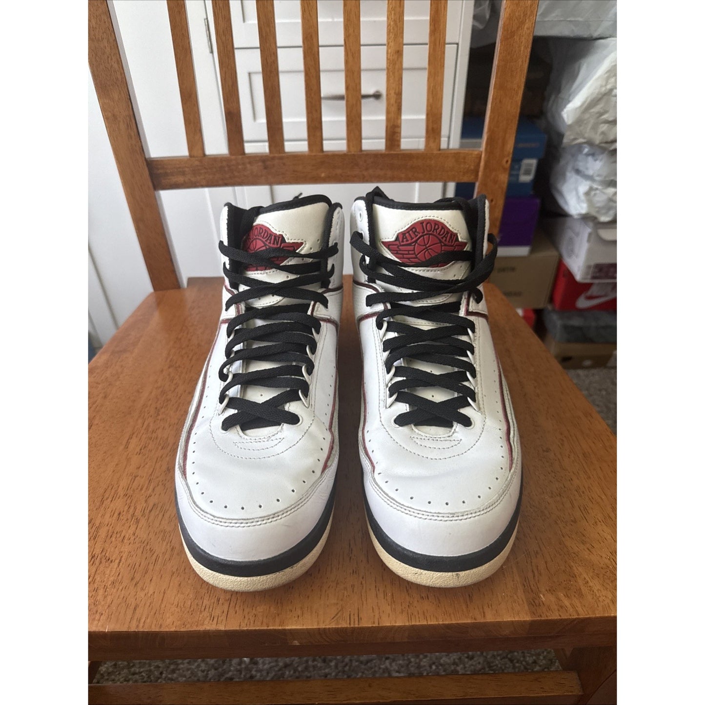 Size 11.5 - Air Jordan 2 Retro QF 2010 Varsity Red BS175