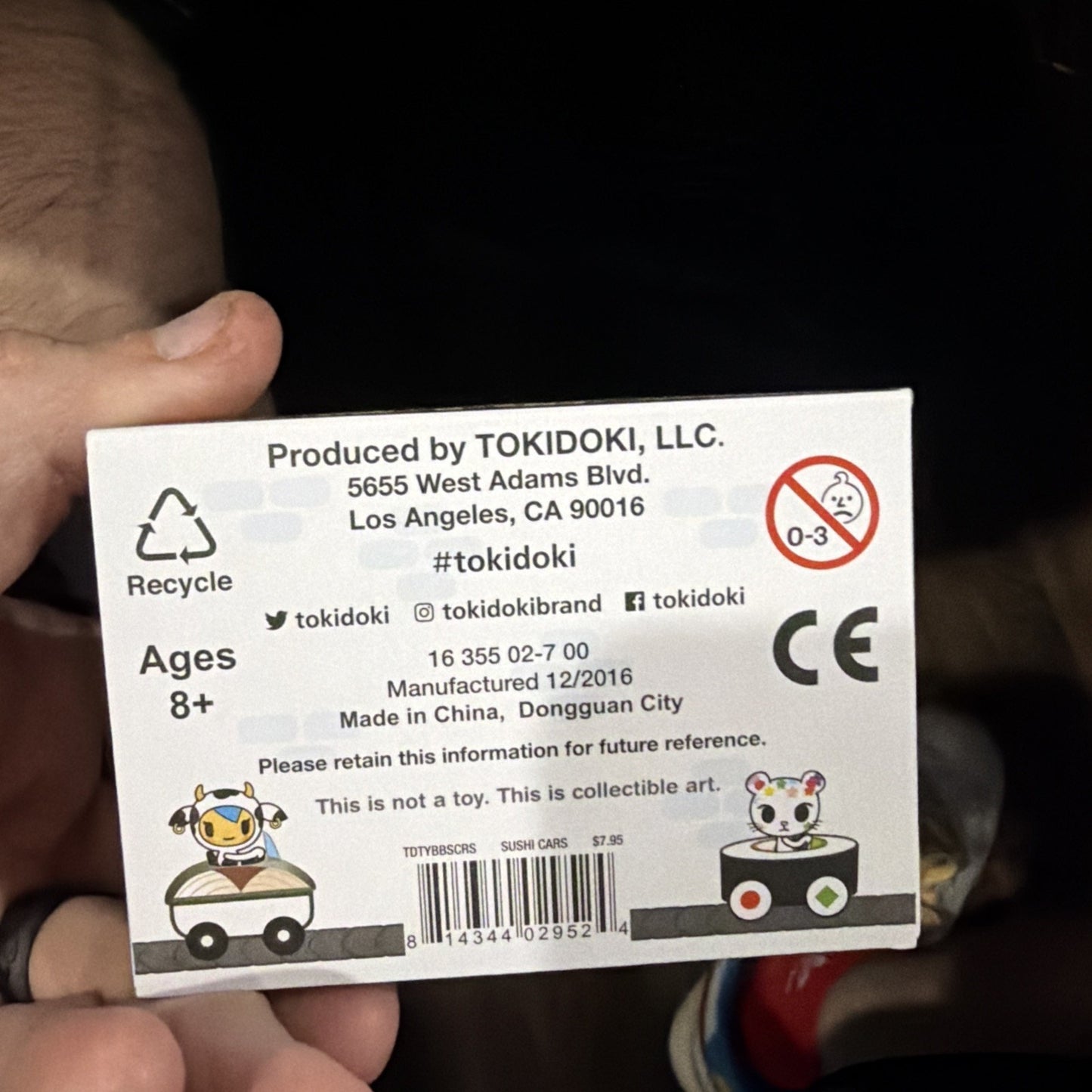 Tokidoki Sushi Cars Blind Box Mystery Figure