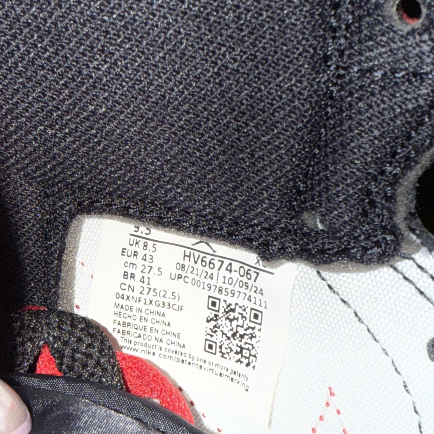 Size 9.5 - Air Jordan 1 Retro '85 OG 2025 High Bred / Banned