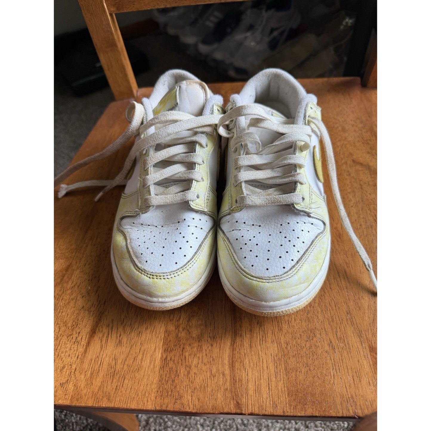 Size 6.5Y Nike Dunk Low Yellow Strike NBS030