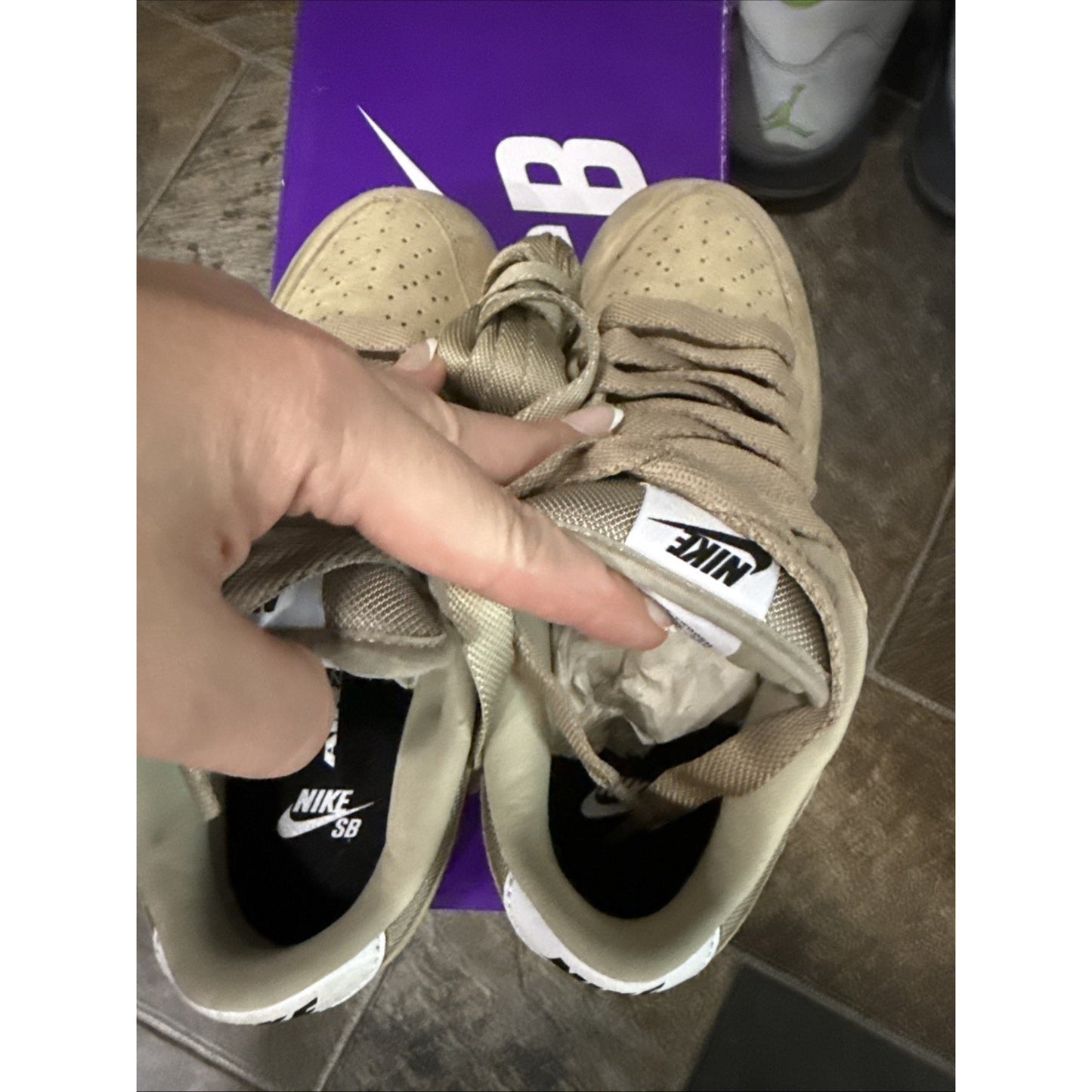 Size 6 - Nike Dunk SB Pro B Low Parachute Beige