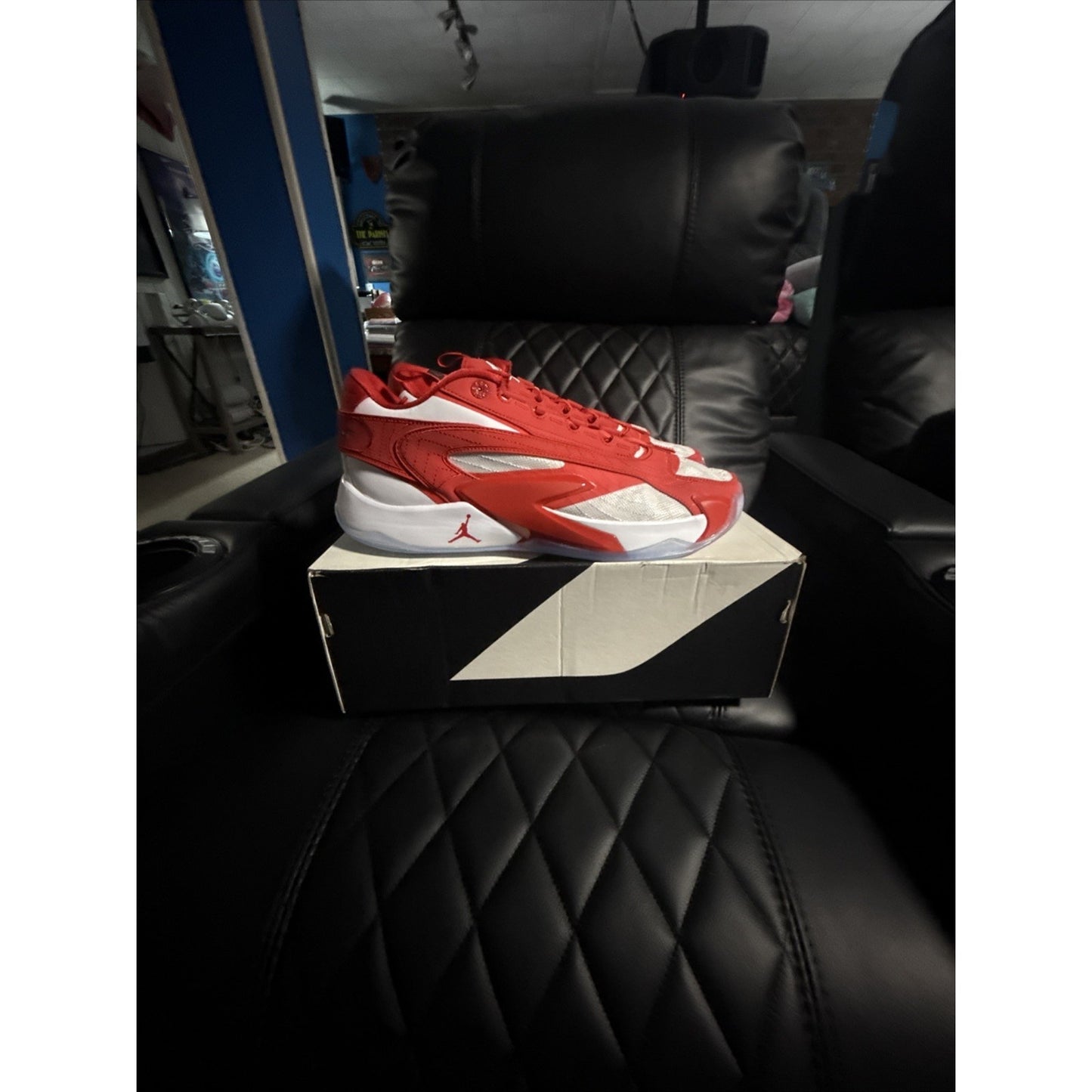 NEW JORDAN LUKA 2 TB "WHITE UNIVERSITY RED" US SIZE 13 BS030