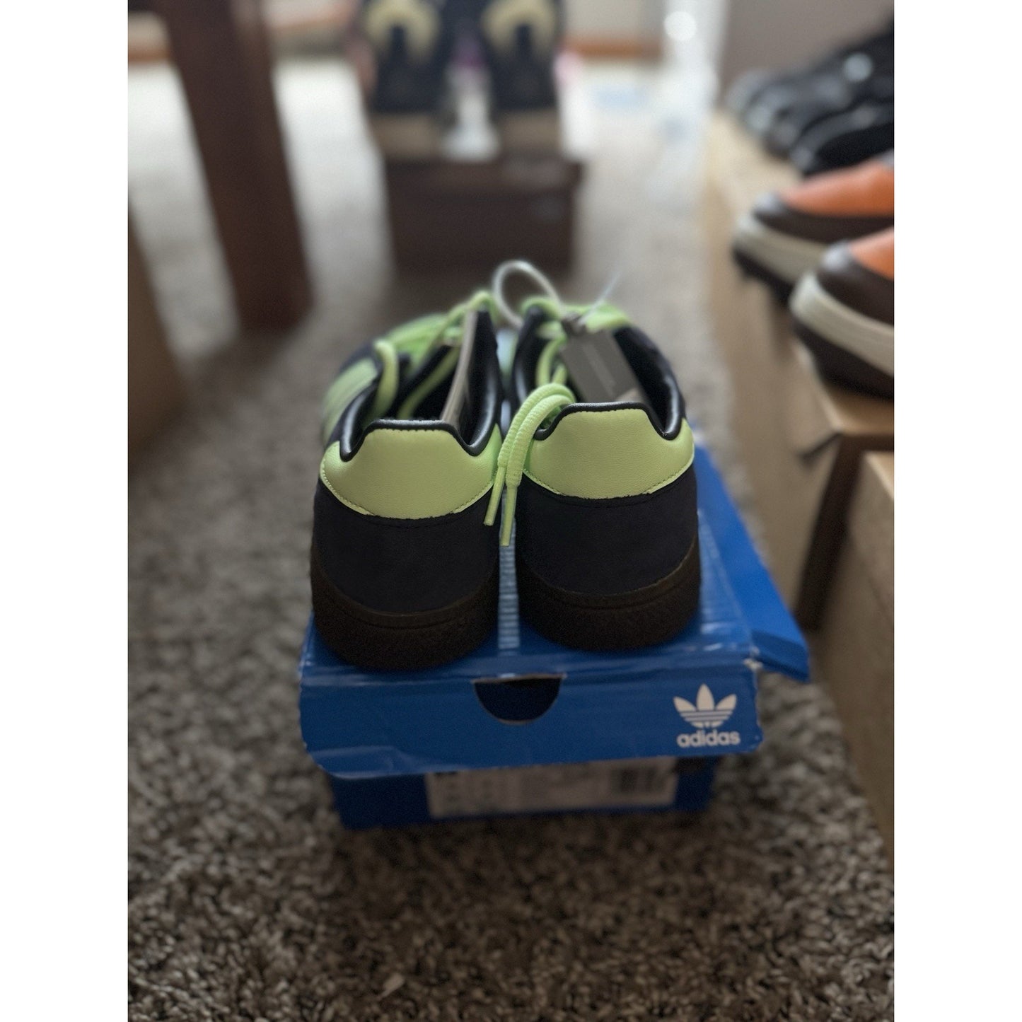 Size 4.5 - adidas Handball Spezial Legend Ink Green Spark BS350
