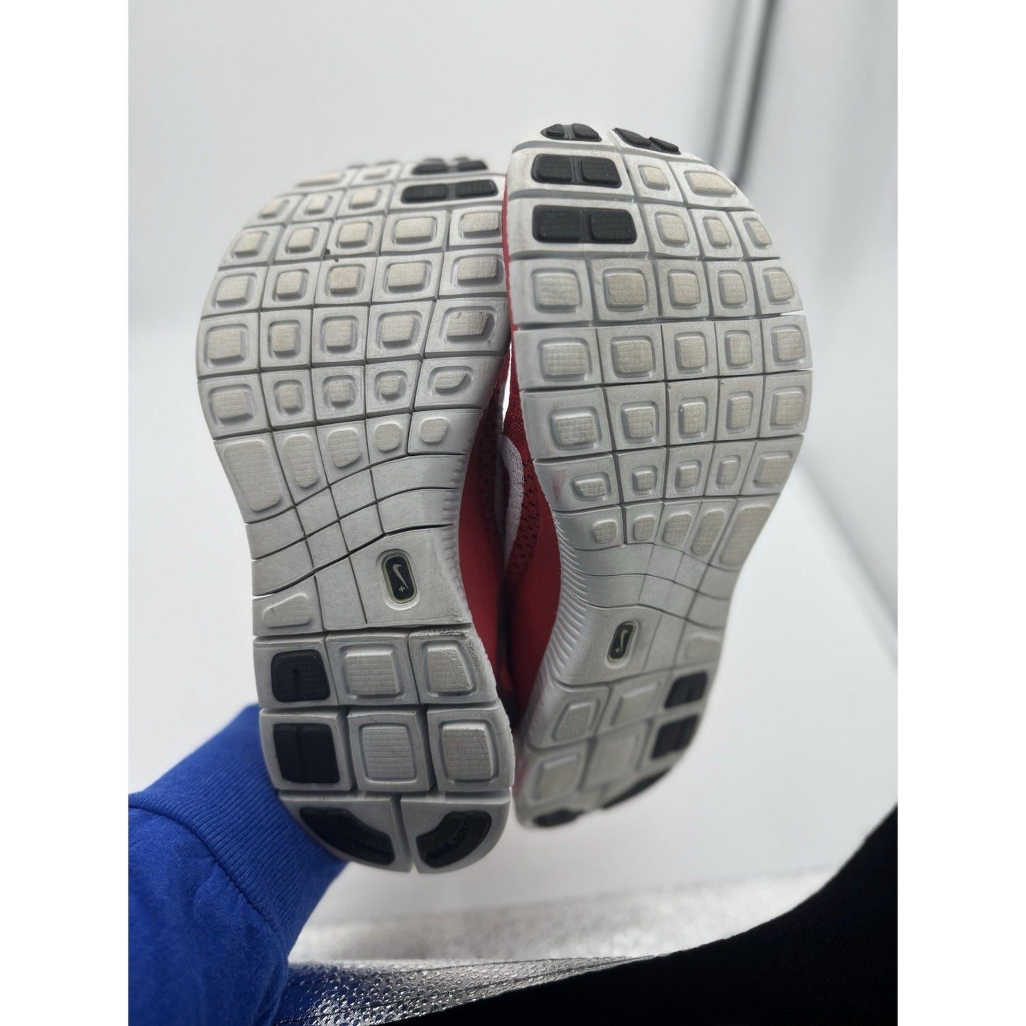 Size 10.5 - Nike Free Flyknit+ Gym Red