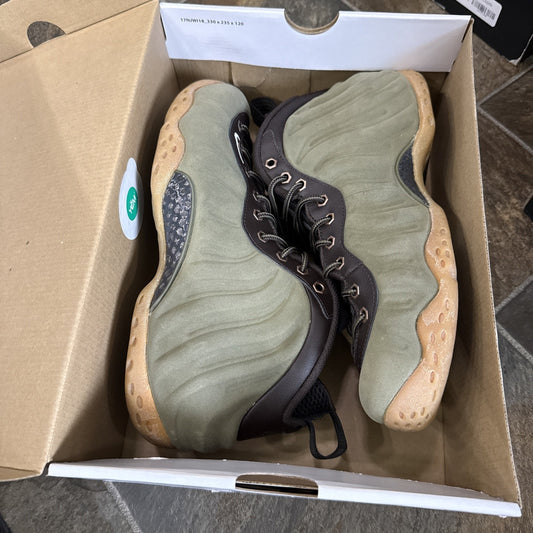 Size 9 - Nike Air Foamposite One PRM Olive
