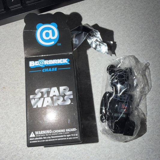 Star Wars Chase Bearbrick Be@rbrick Tie Fighter Pilot Medicom Toy 100%