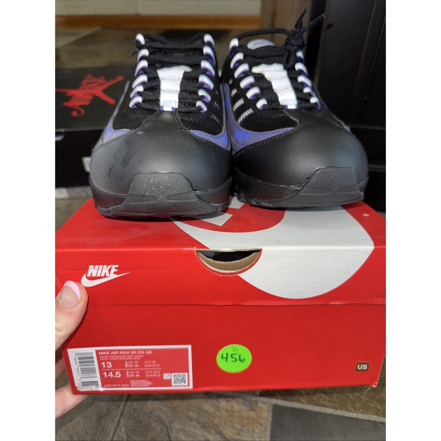Size 13 - Nike Air Max 95 OG Purple Camo