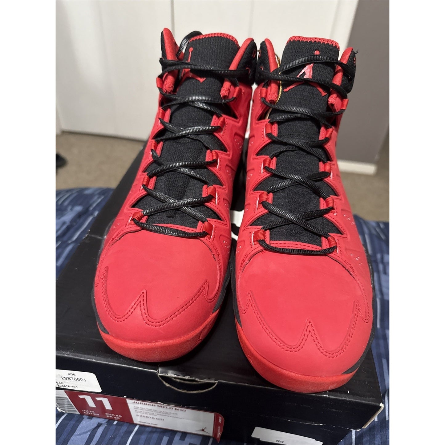 Size 11 - Air Jordan Melo M10 Red