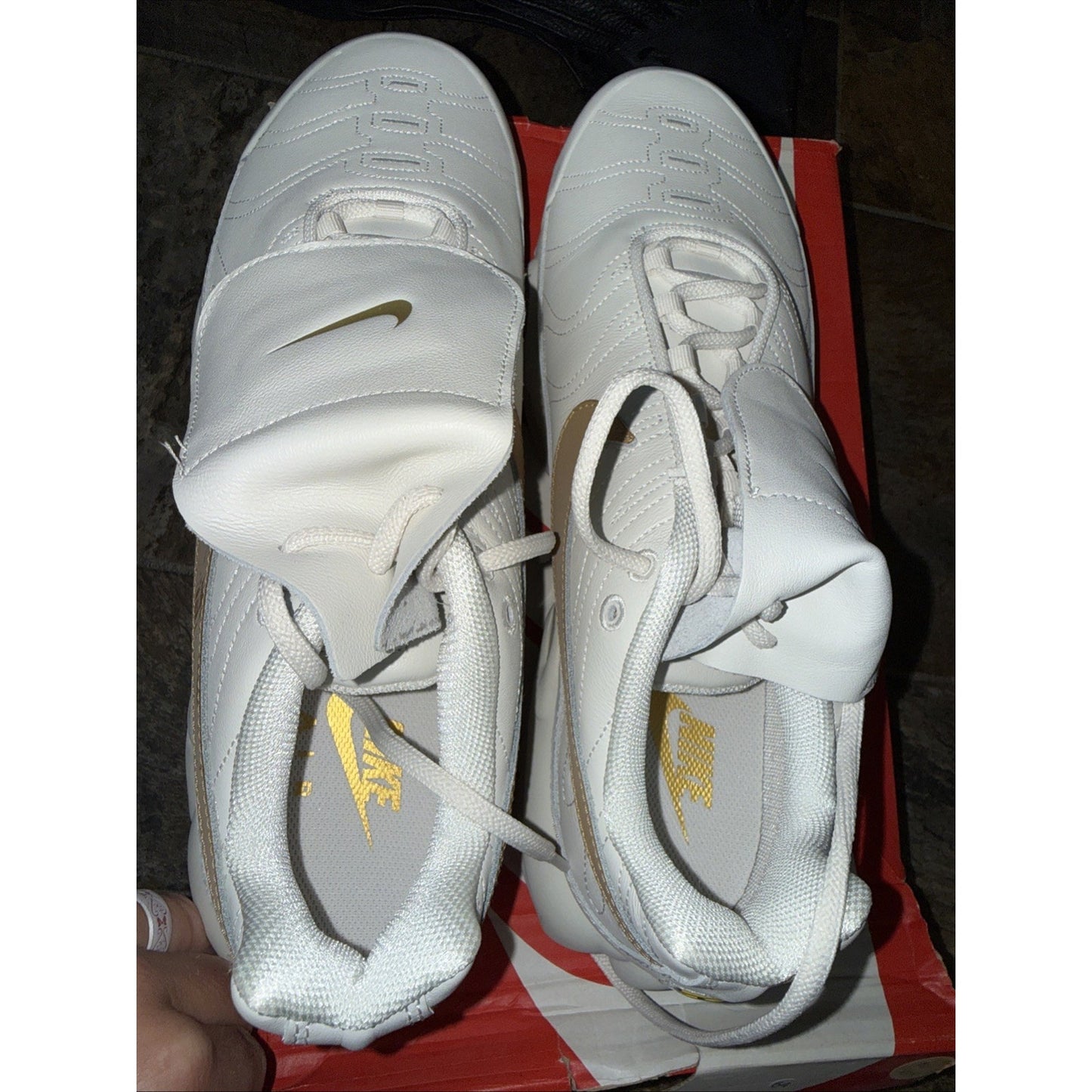 Size 13 - Nike Air Max Plus Tiempo Phantom Metallic Gold