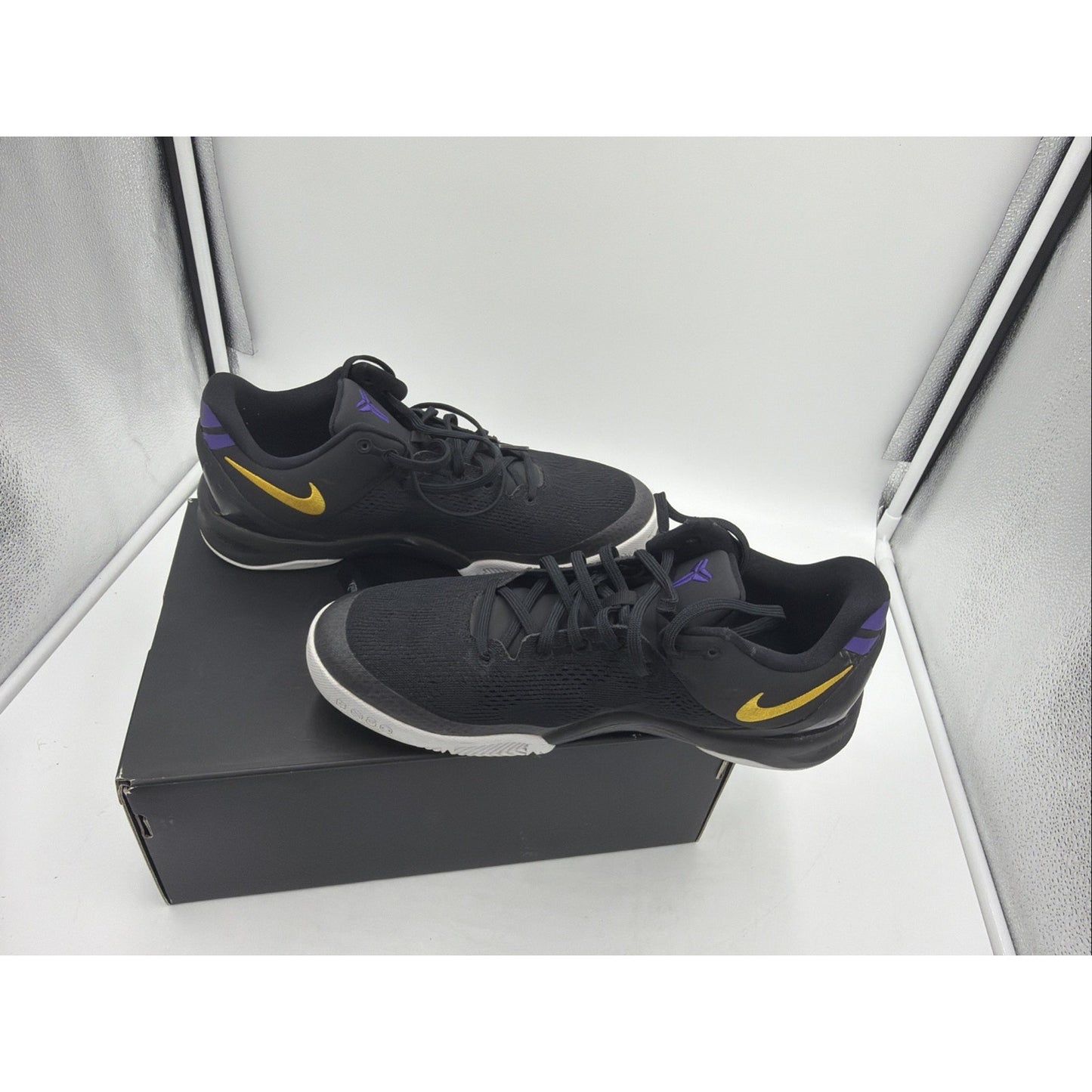 NIKE AIR KOBE 8 (GS) "LAKERS AWAY" 2024 SZ 7Y/ 8.5(W) FN0266-002 Black