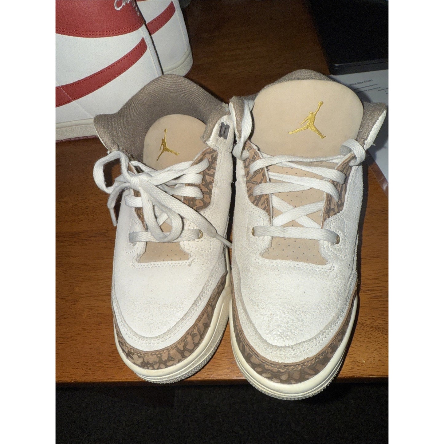 Size 4.5 (GS) - Jordan 3 Retro Mid Palomino NBS115