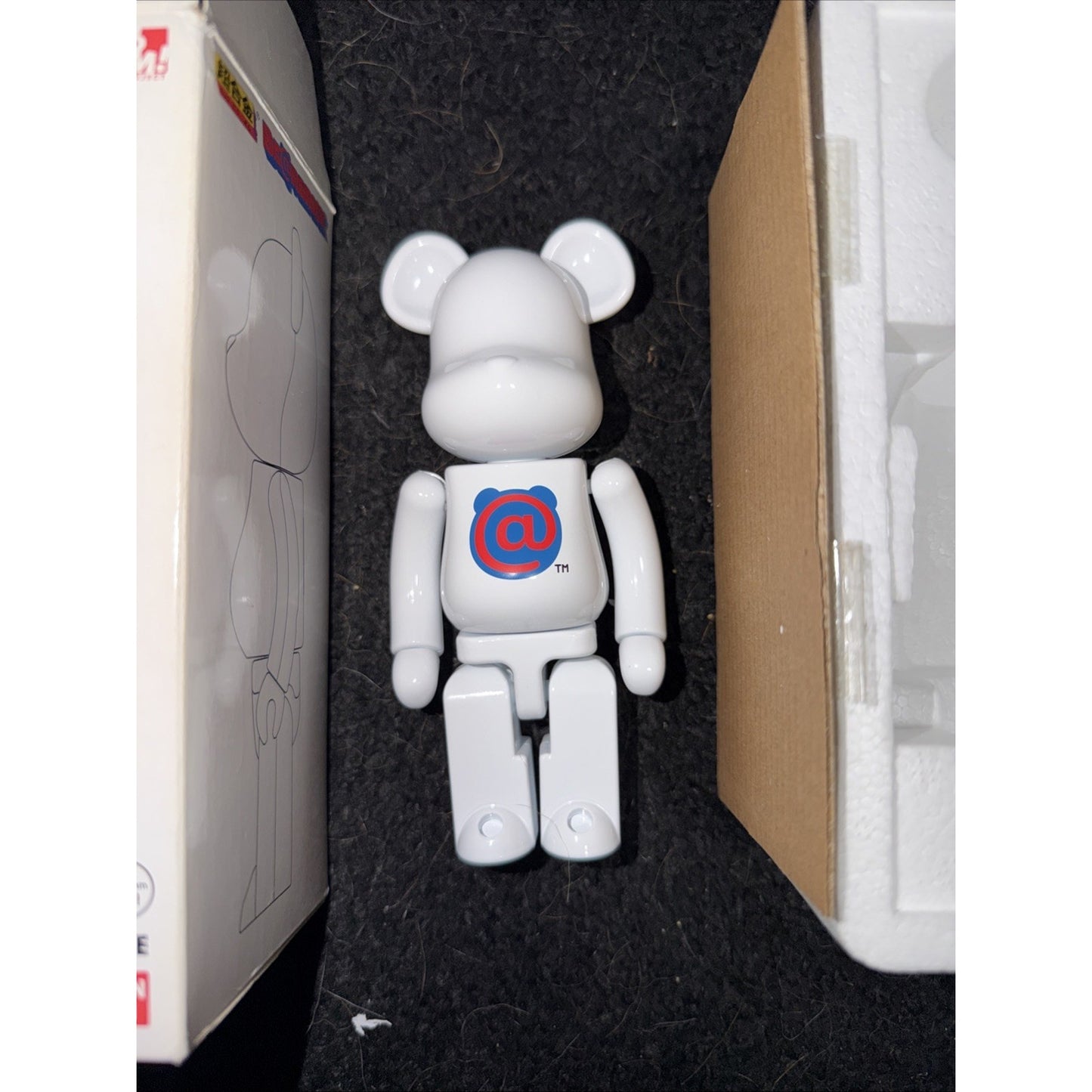 MEDICOM BANDAI BEARBRICK CHOGOKIN 200% WHITE VERSION (2009) Superalloy Metal