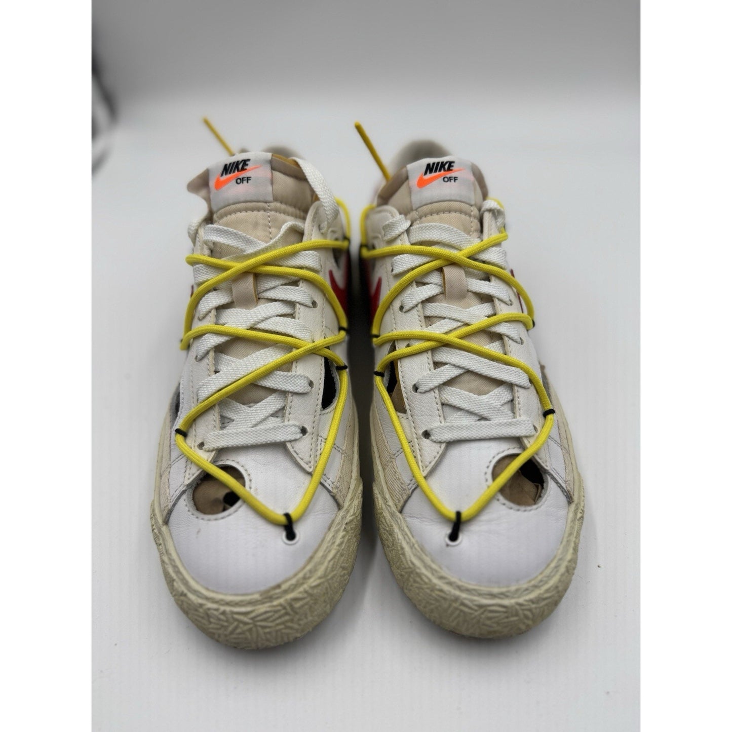 Size 8 - Nike Off-White x Blazer Low White University Red NBS259