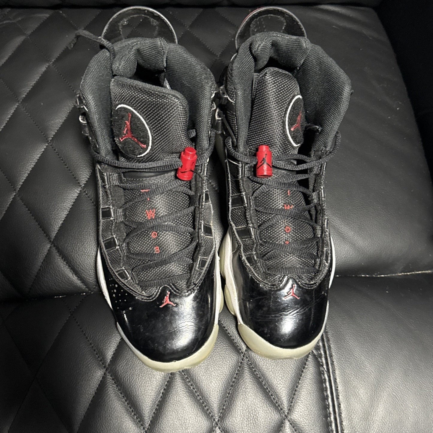 7y Jordan 6 Rings White Gym Red NBS011