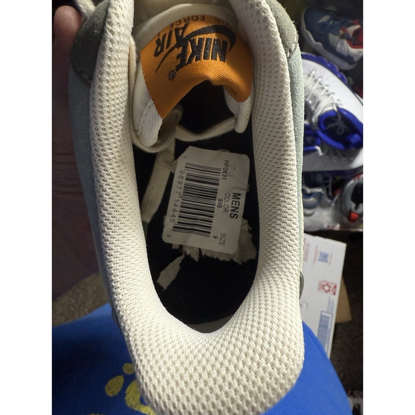 Size 9 Nike Air Force Fj4833-001 Salesman’s Sample Only 12 Made