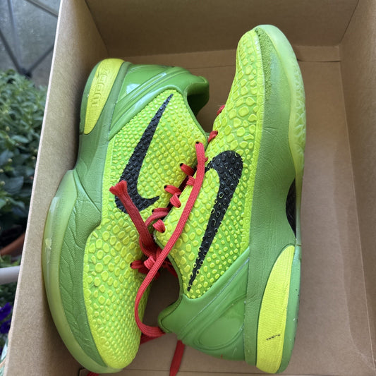 Size 6.5 - Nike Zoom Kobe 6 Protro Low Grinch