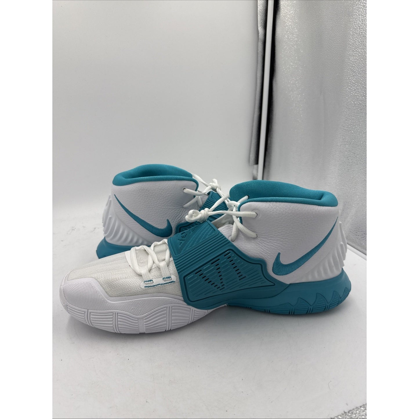 Size 17.5 - Nike Kyrie 6 TB Promo Mid White