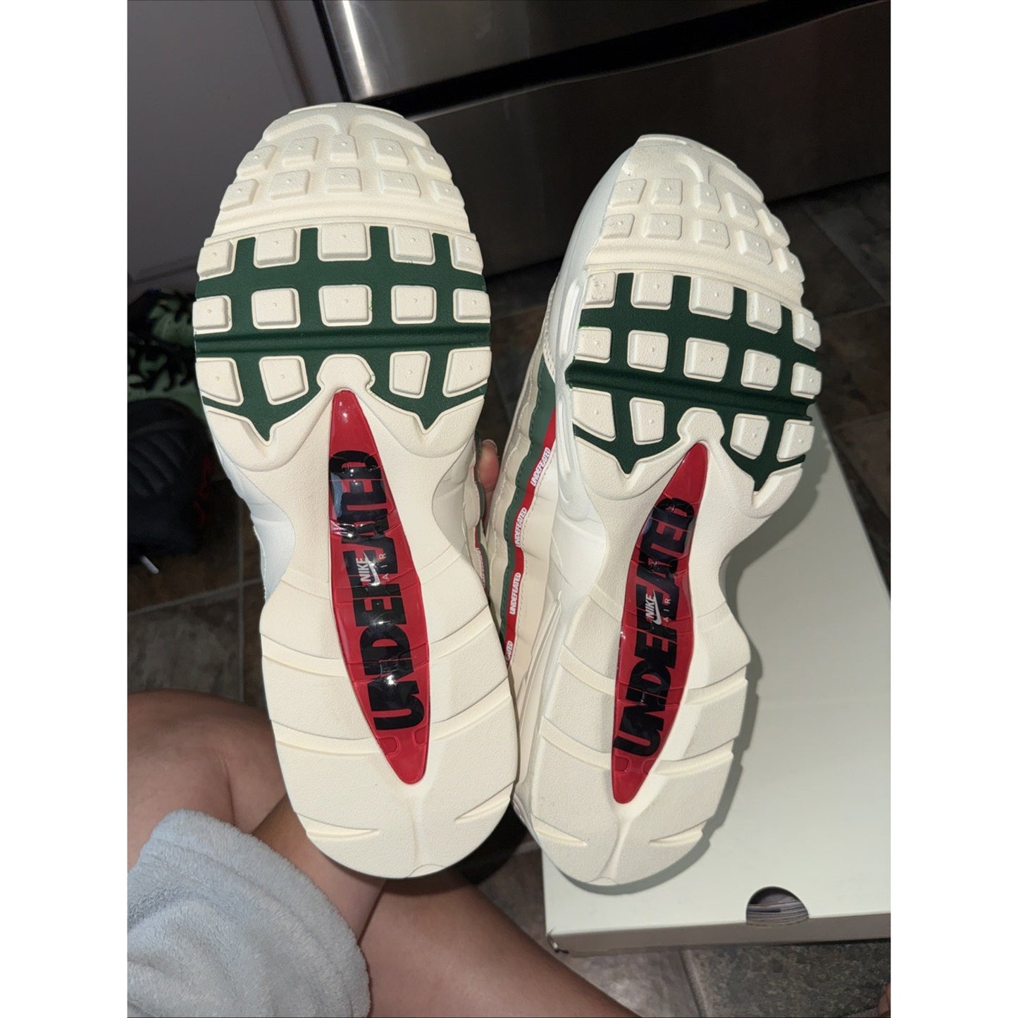 Size 13 - Undefeated x Nike Air Max 95 Sail