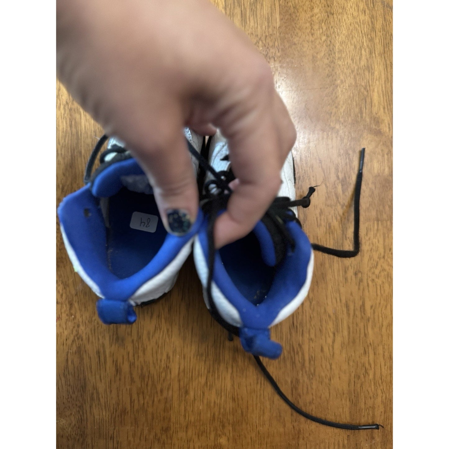 Nike Jordan Size 7C Jumpman Pro Toddler Sneakers Shoes White Blue NBS120