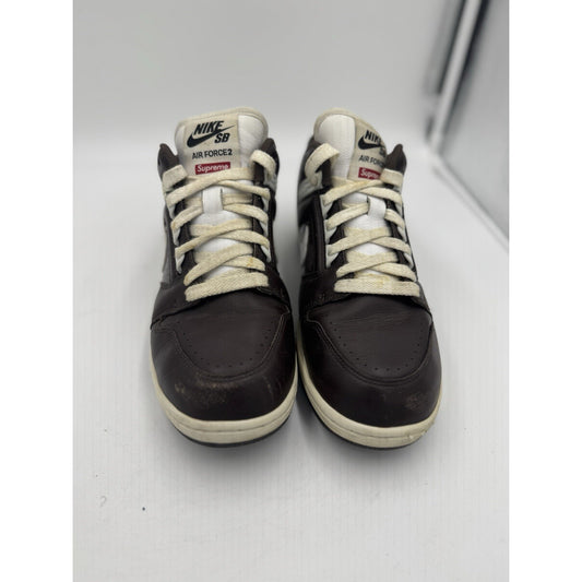Size 8.5 - Nike Supreme x Air Force 2 Brown