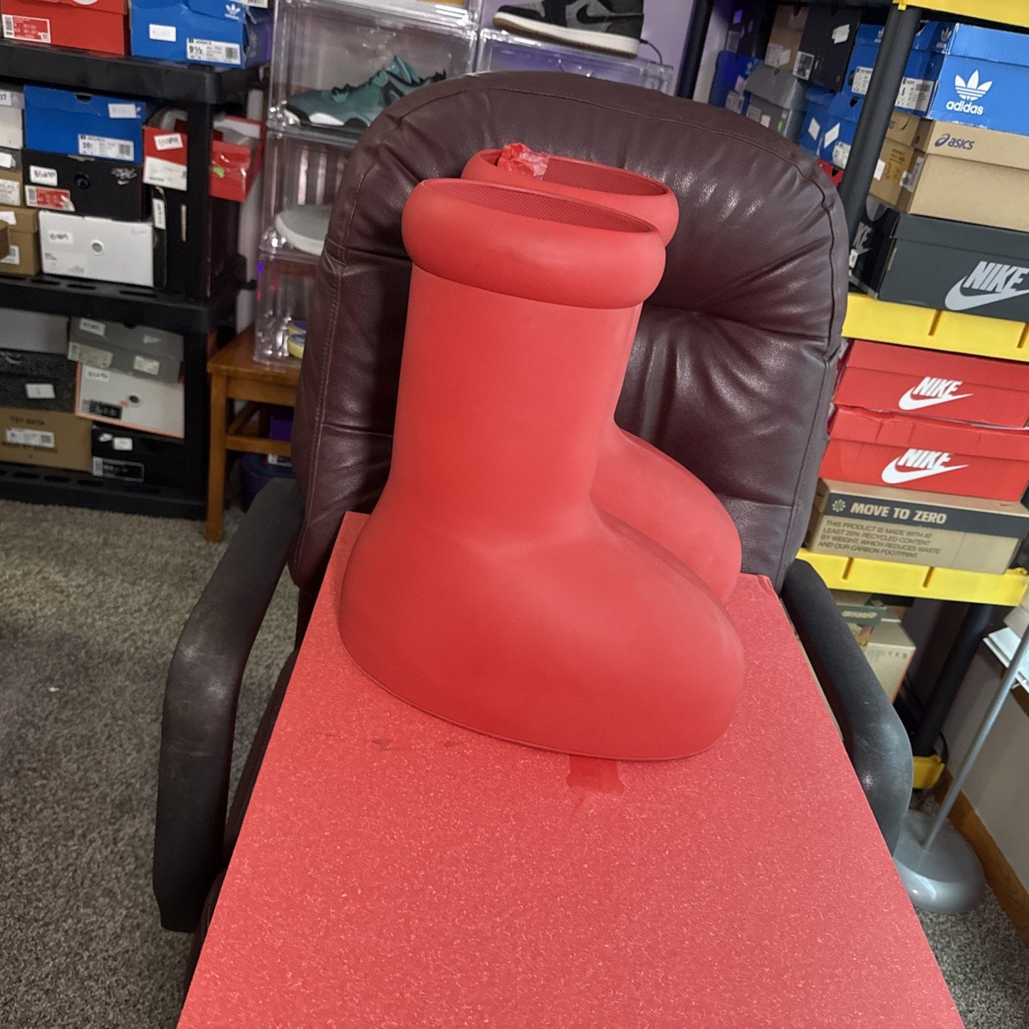 MSCHF BIG RED BOOT MEN'S SIZE 12