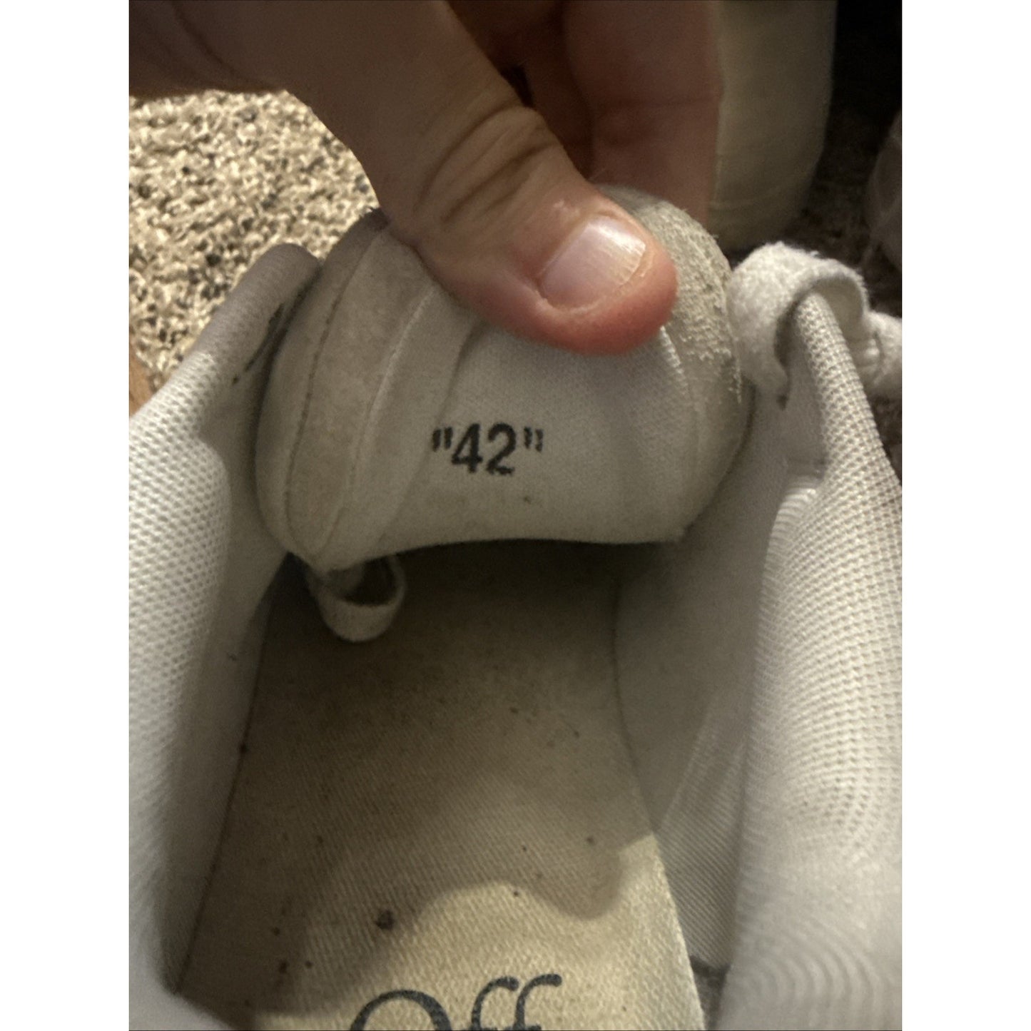 Size 9 - Off-White Out of Office White NBS254