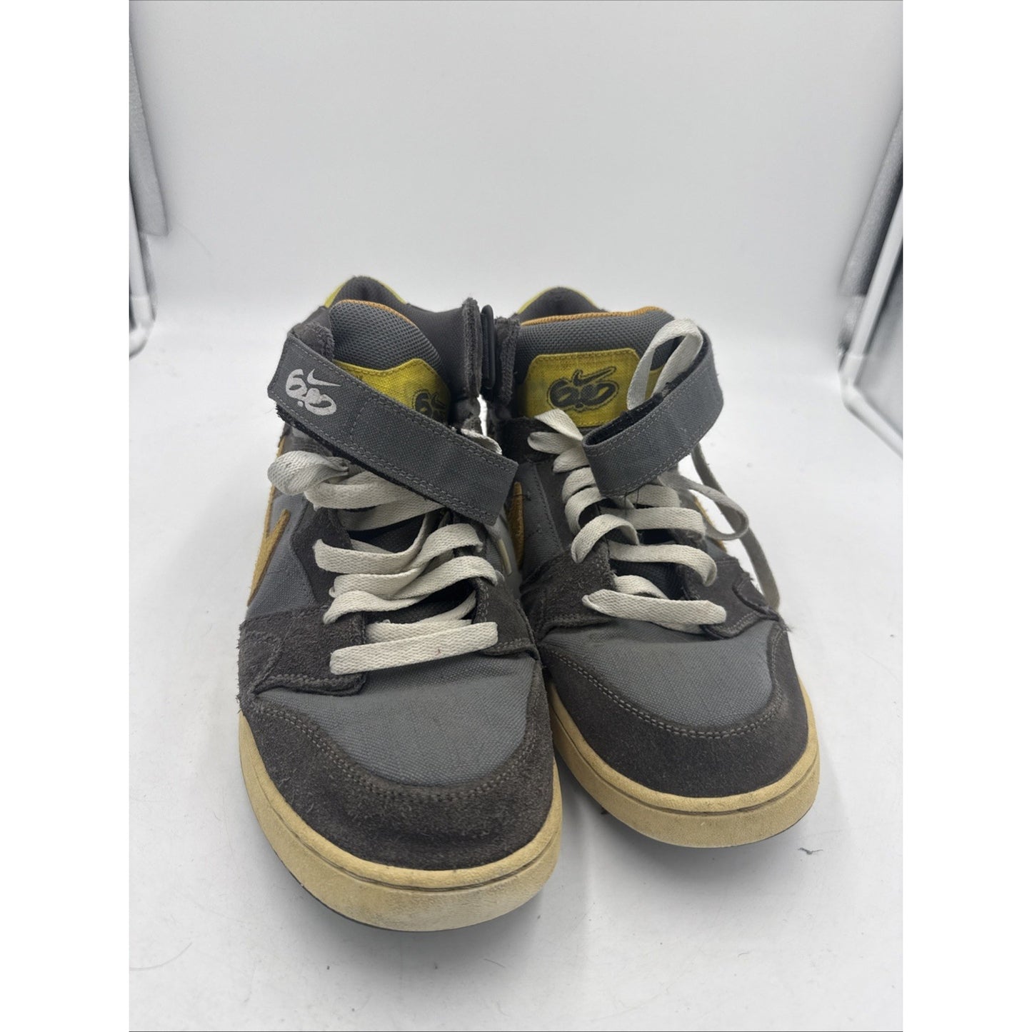 Size 11 - Nike Air Morgan 6.0 SB ID Yellow And Gray 2009