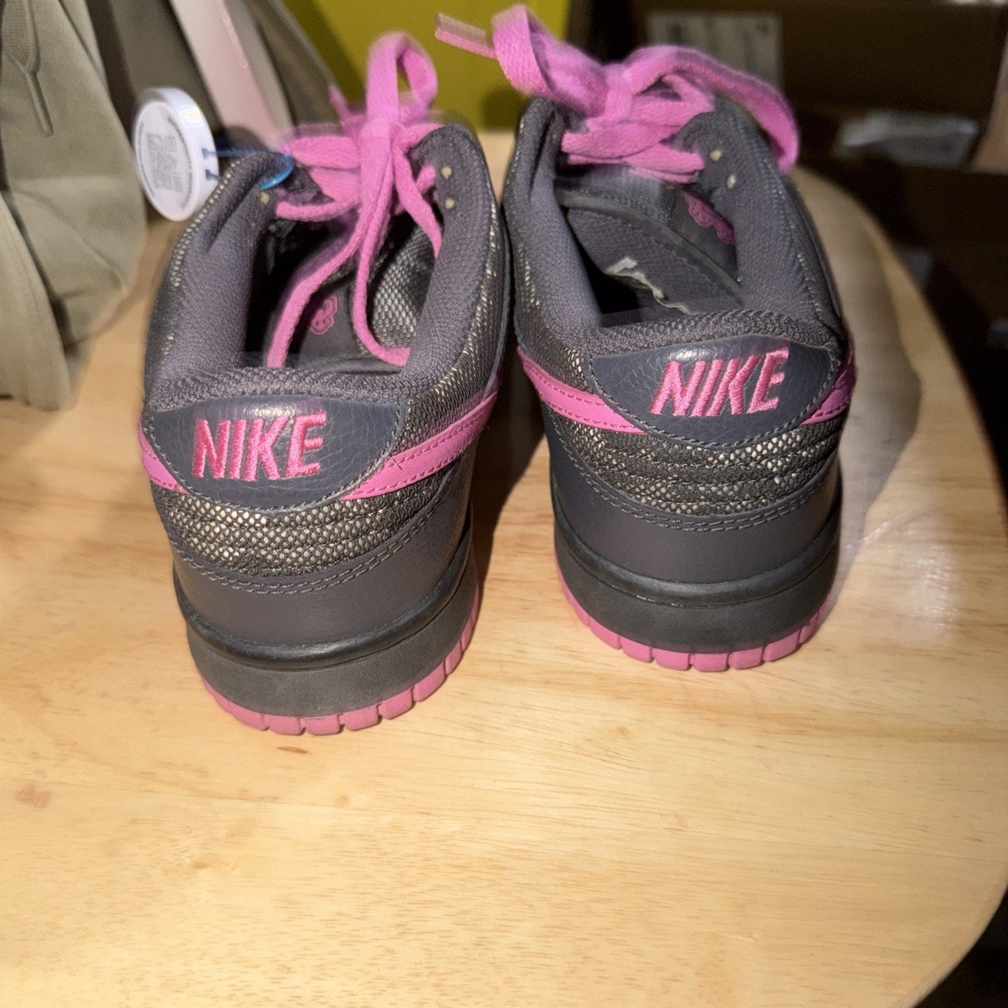 Nike 6.0 Dunk Black Pink Camouflage Men's Sneaker Low Top Skateboarding Rare
