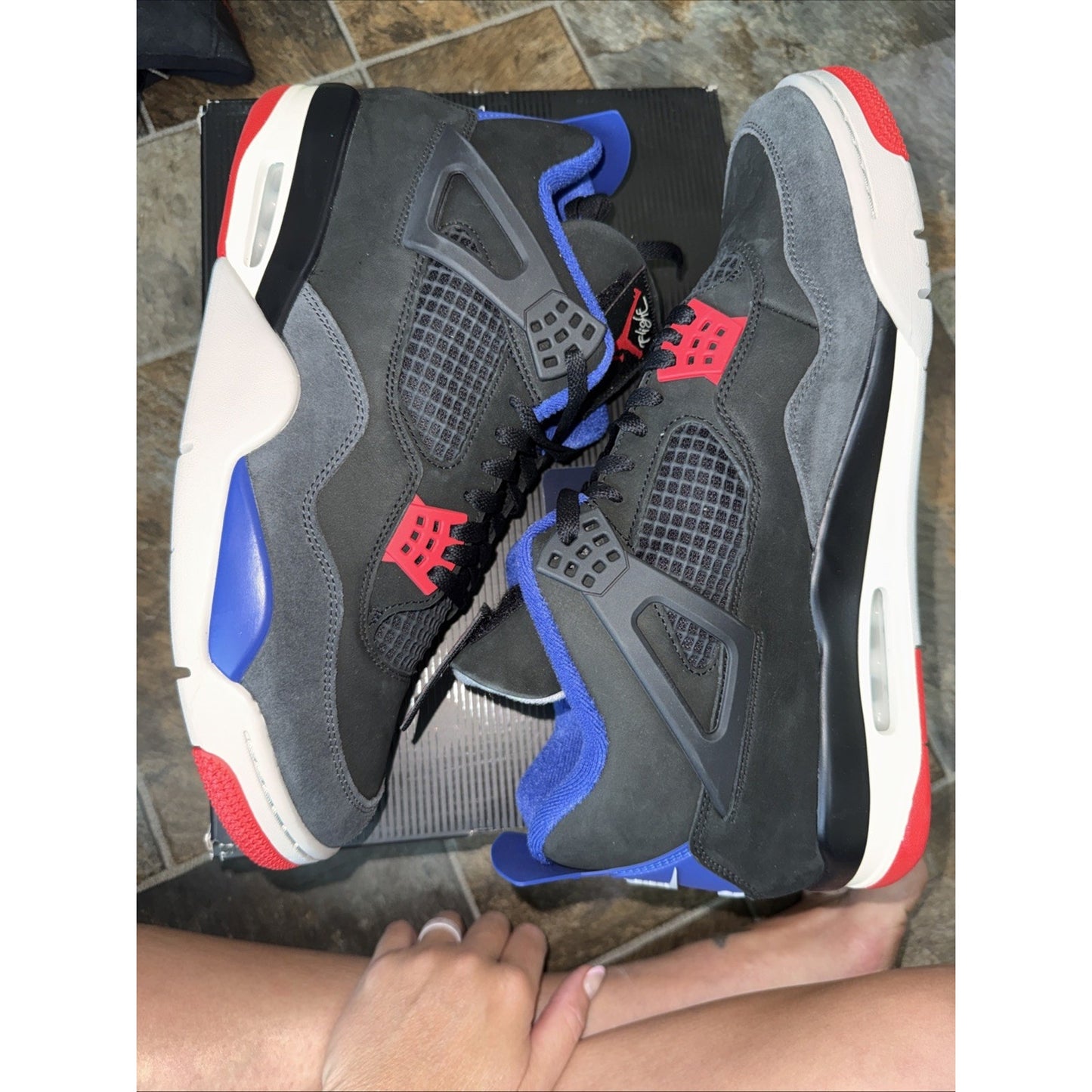 Size 13 - Air Jordan 4 Retro Rare Air - White Lettering