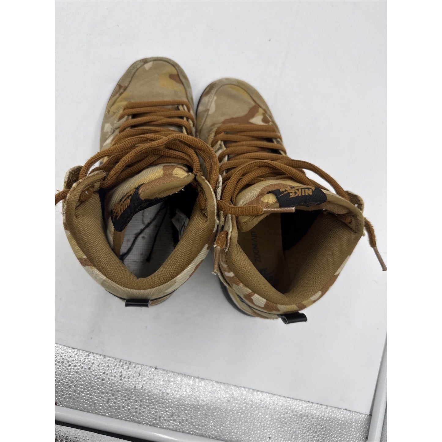 Size 6 - Nike Dunk Pro SB High Brown Camo