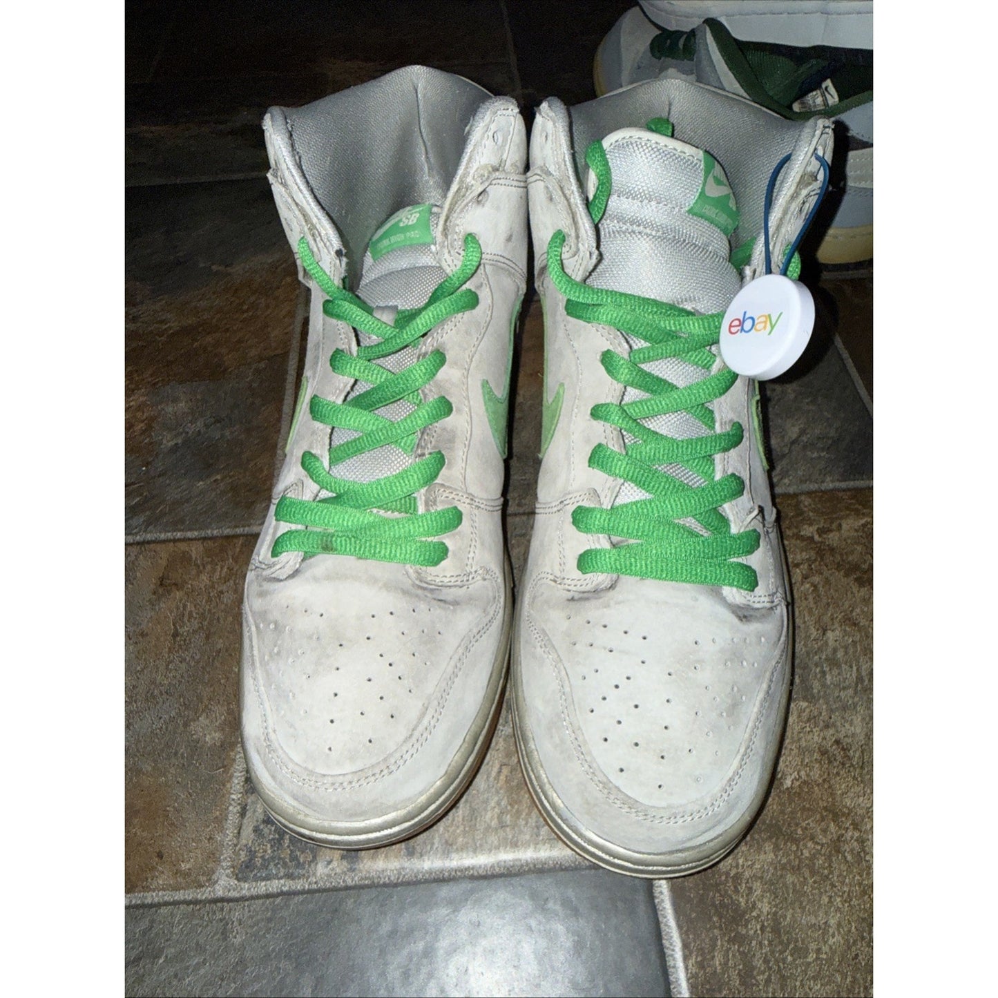 Size 12 - Nike SB Dunk High Silver Box