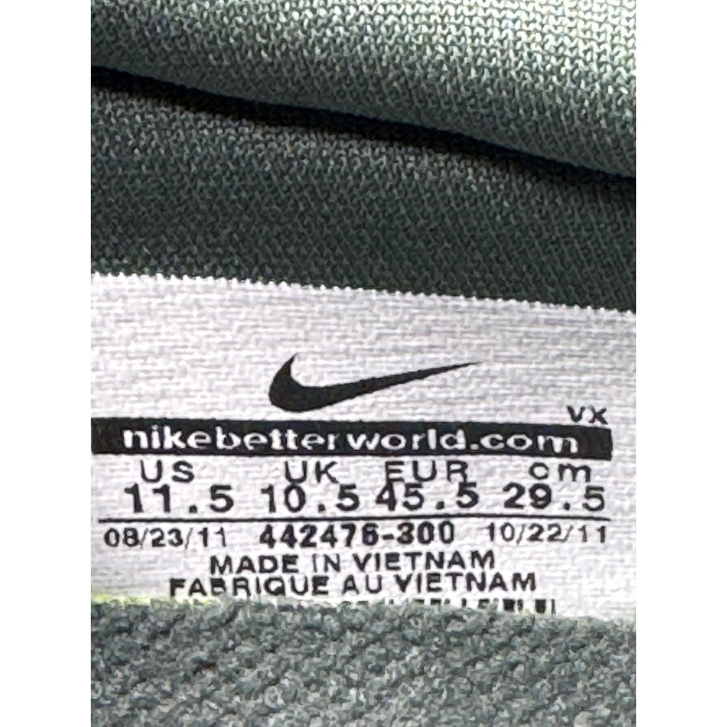 Size 11.5 - Nike Sb Eric Koston Green 2011 bs871