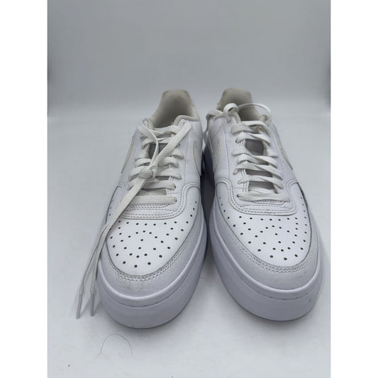 Size 10.5 - Nike Court Vision Alta Triple White W