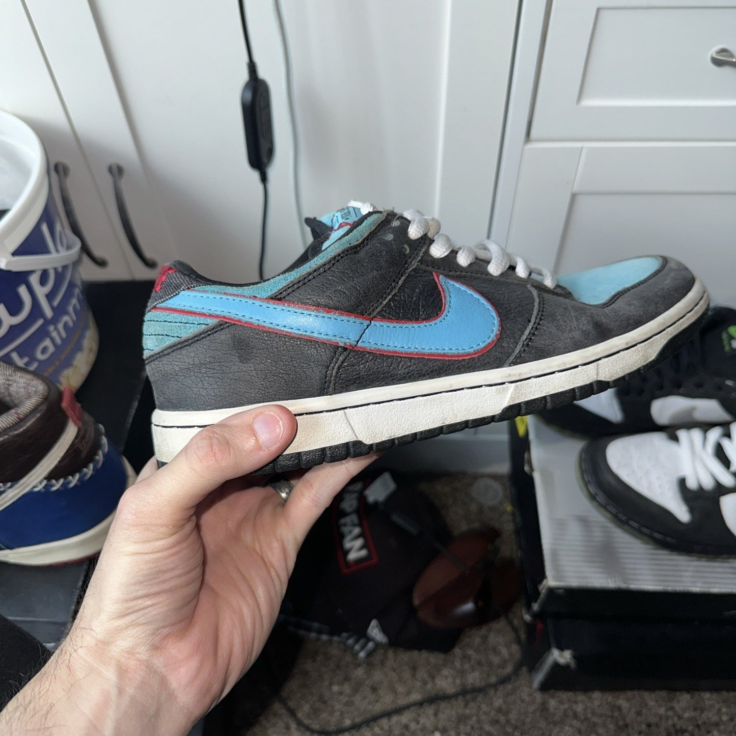 Size 8.5 - Nike Dunk Premium SB Low Angels & Demons Right Shoe Only