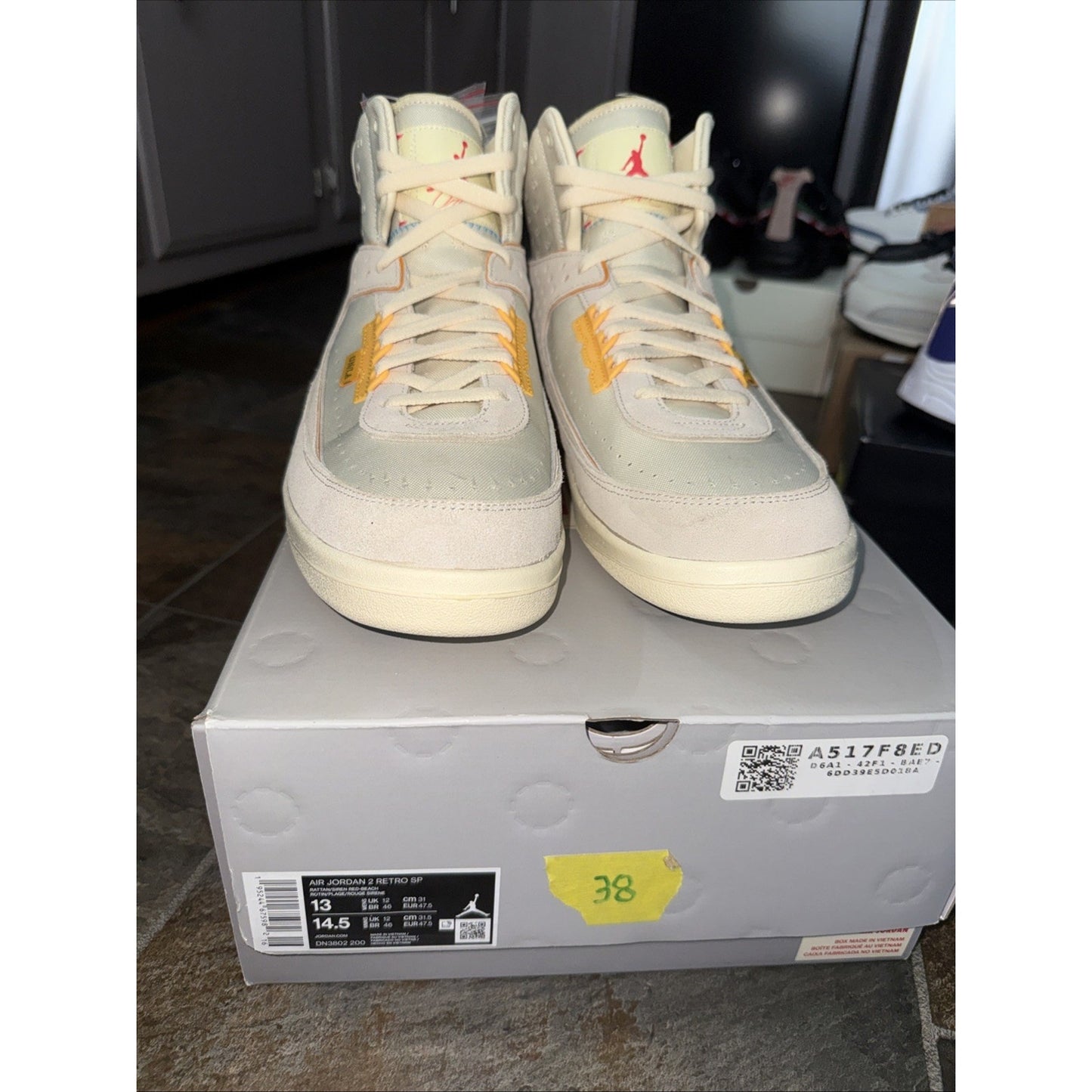 Size 13 - Union LA x Air Jordan 2 Retro SP Rattan