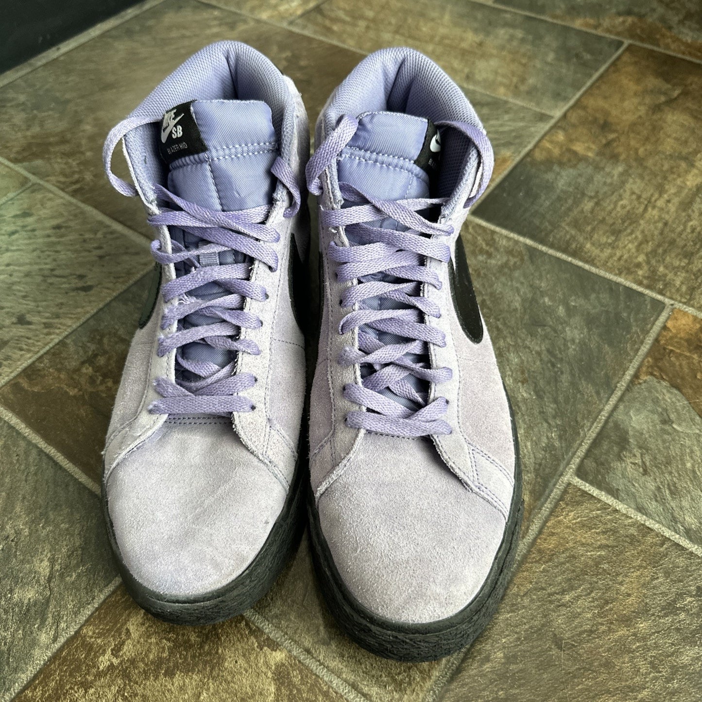 Size 11 - Nike Zoom Blazer SB Mid Dusty Amethyst Black