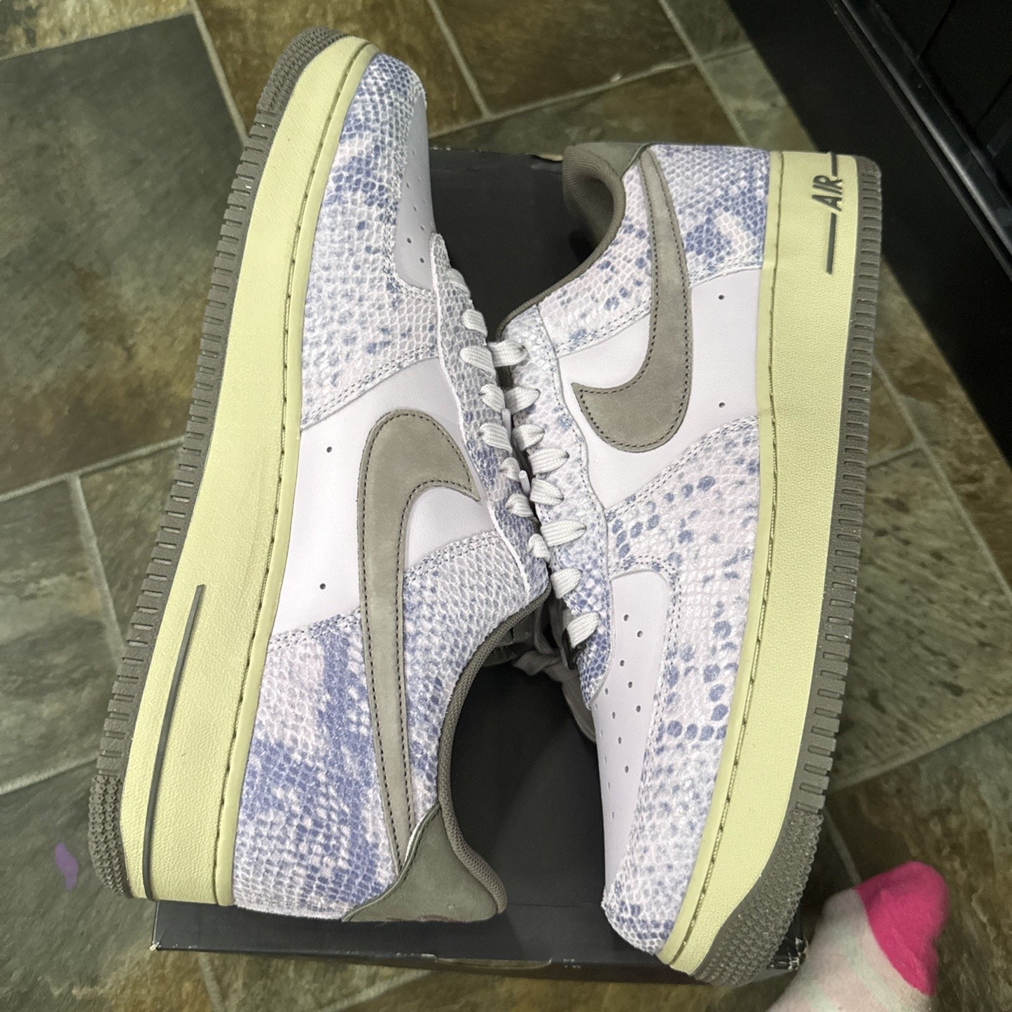 Size 13 - Nike Air Force 1 '07 LV8 Snakeskin Pack - Doll