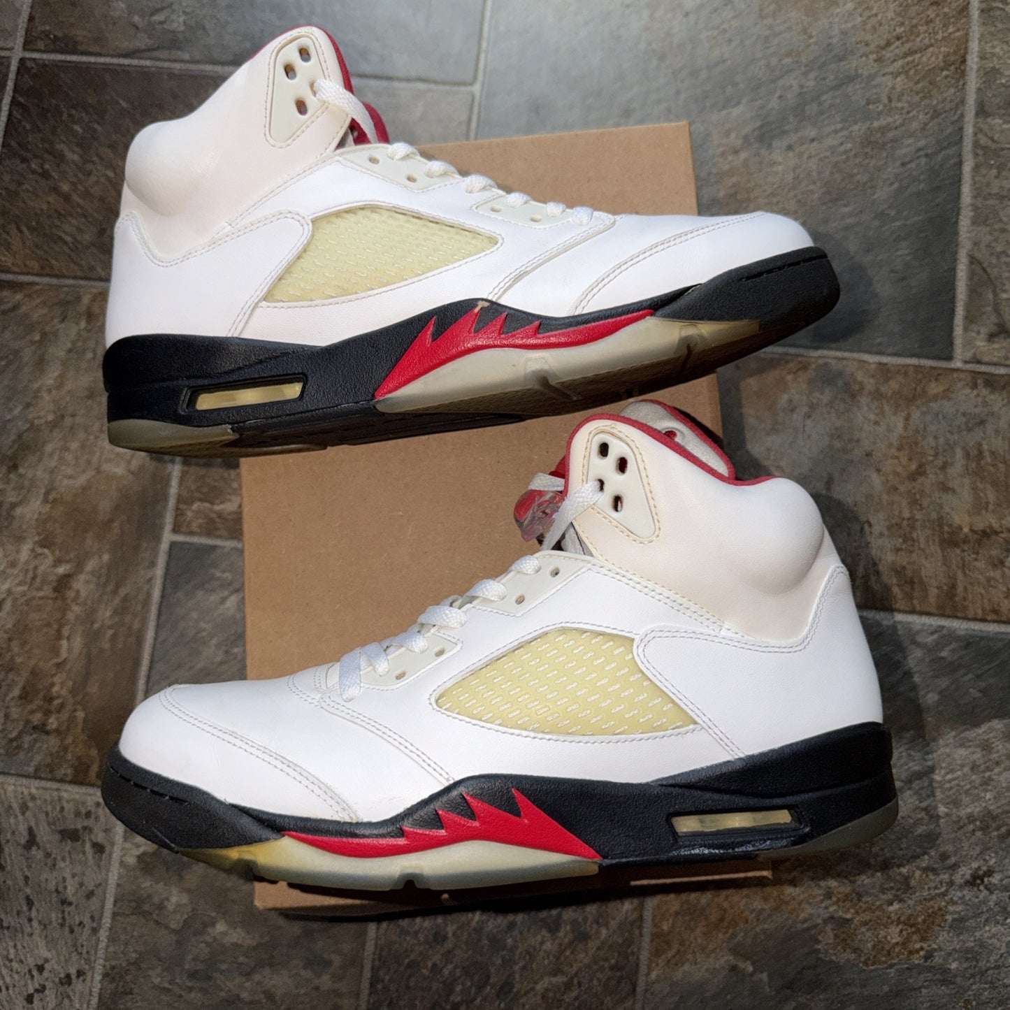 Size 11 - Air Jordan 5 Retro 2013 White Fire Red