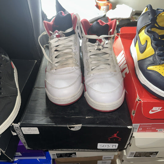 Size 9.5 - Air Jordan 5 Retro 2013 Fire Red