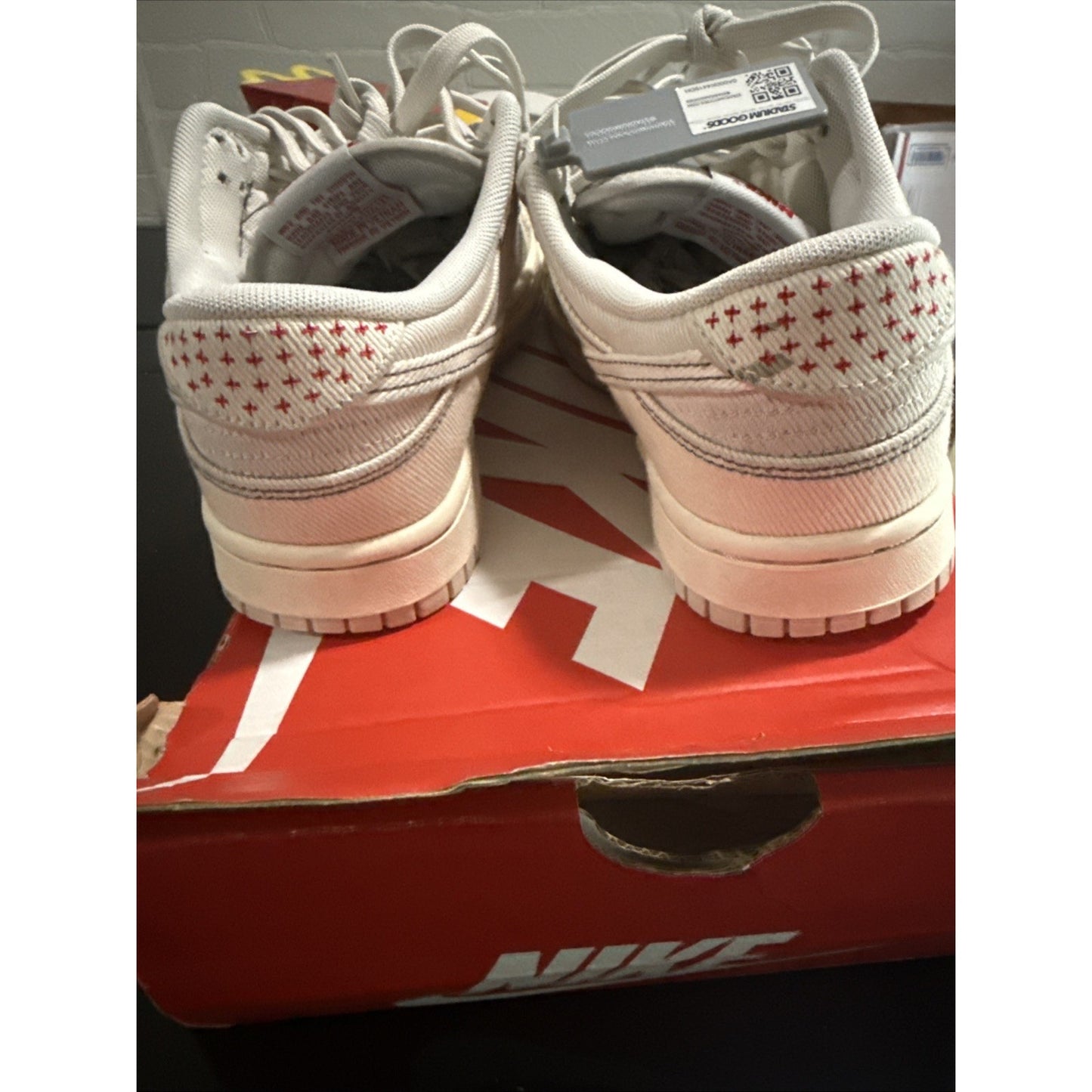 Size 7 - Nike Dunk Low Sashiko - Light Orewood Brown 2023