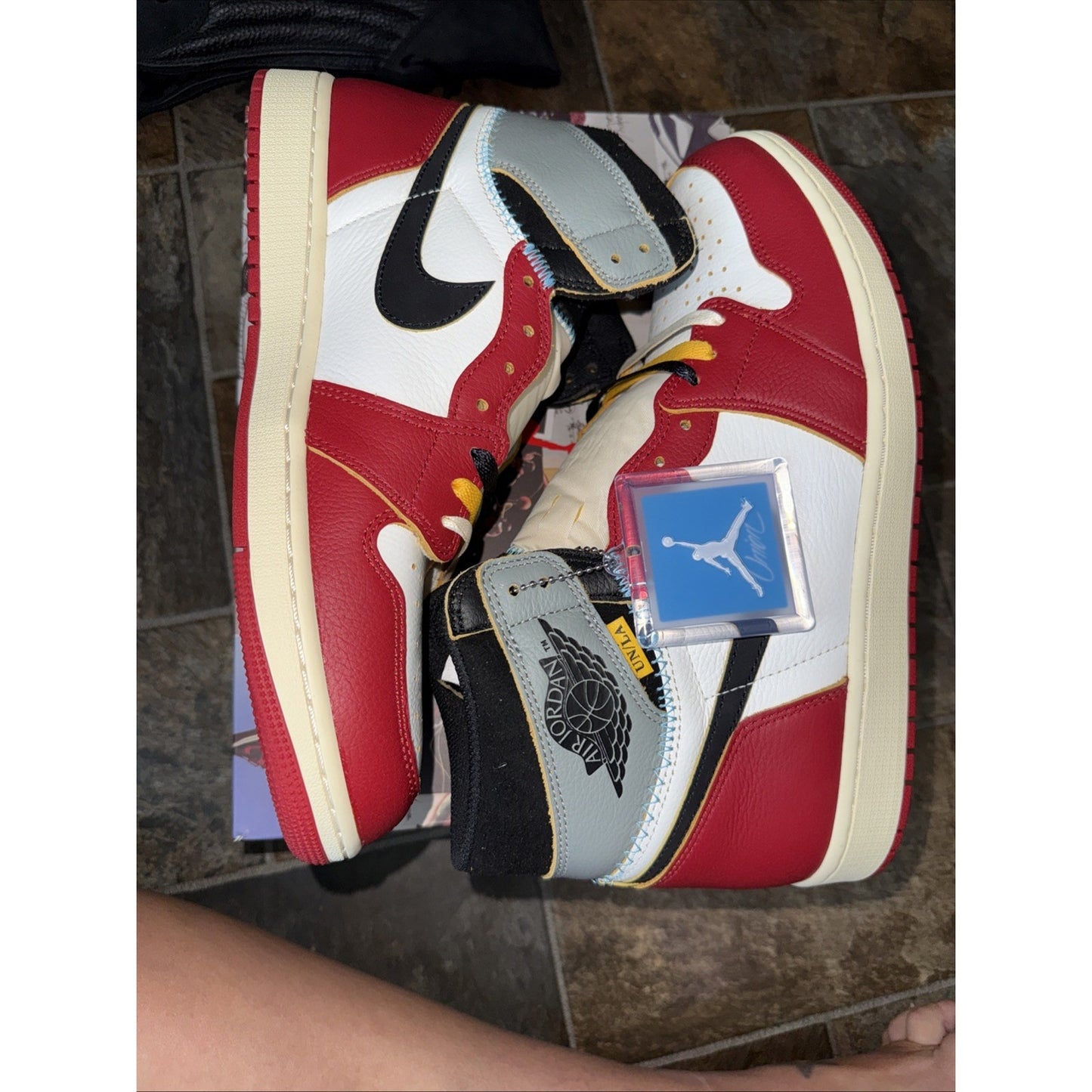 Size 13 - Union LA x Air Jordan 1 Retro OG SP High Chicago Shadow