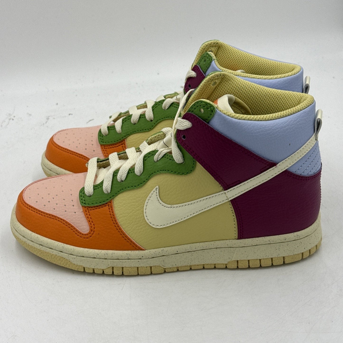 Size 4 (GS) - Nike Dunk High Next Nature Multicolor