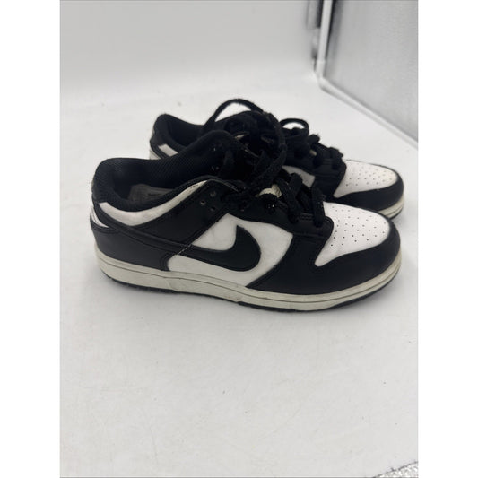 Size 2 (PS) - Nike Dunk Low Black White - CW1588-100