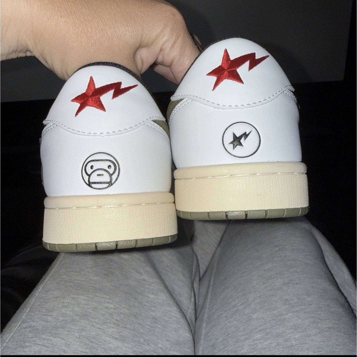 Size 12 Indigo Studios Bape Sta Custom Collection Shoes